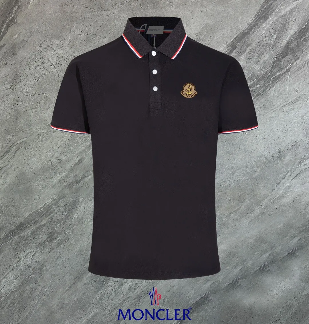 MONCLER~ 2026 New Arrival Quality POLO ， Breathable ， ， ， Quality。 ！ ， ！ LOGO Quality ：Black，White，Gray，Royal Blue Sizes：M~L~XL~2XL~3XL